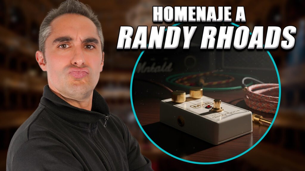 MXR Distortion Plus edición Randy Rhoads homenaje en forma de sonido