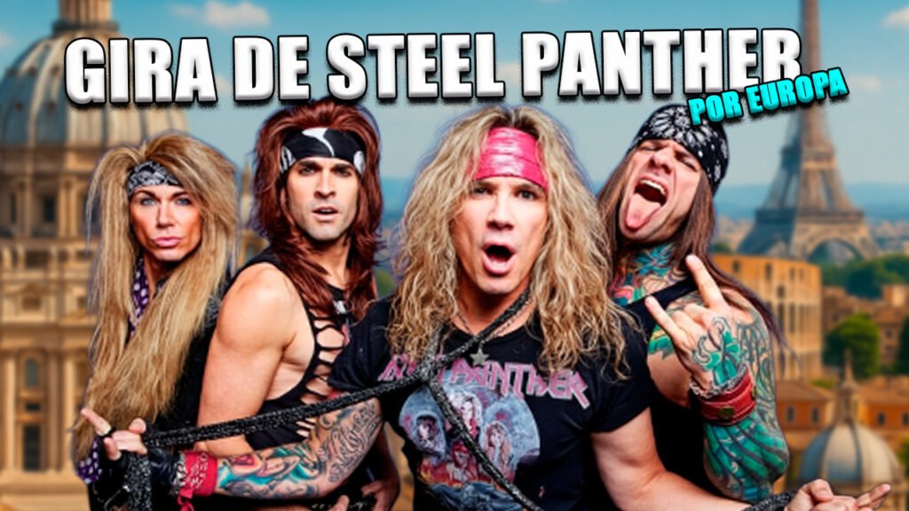 Steel Panther anuncia gira por Europa ¡glam, cuero y locura total