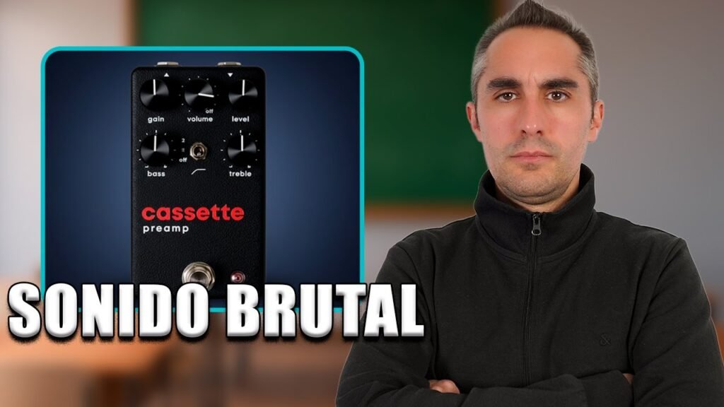 Sonido Roto, Retro y Brutal: Revive los 80 con el Pedal Color Audio Cassette Preamp