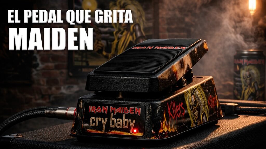Dunlop lanza el Iron Maiden Killers Cry Baby: ¿El wah definitivo para el metal o pura pieza de colección?