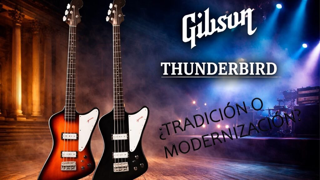 Gibson Thunderbird 2026: Cambios clave y el debate entre tradición y modernización
