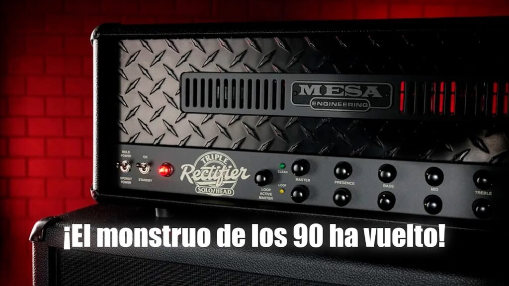 Mesa Boogie Triple Rectifier Stealth Black: El Regreso del Sonido Metal de los 90